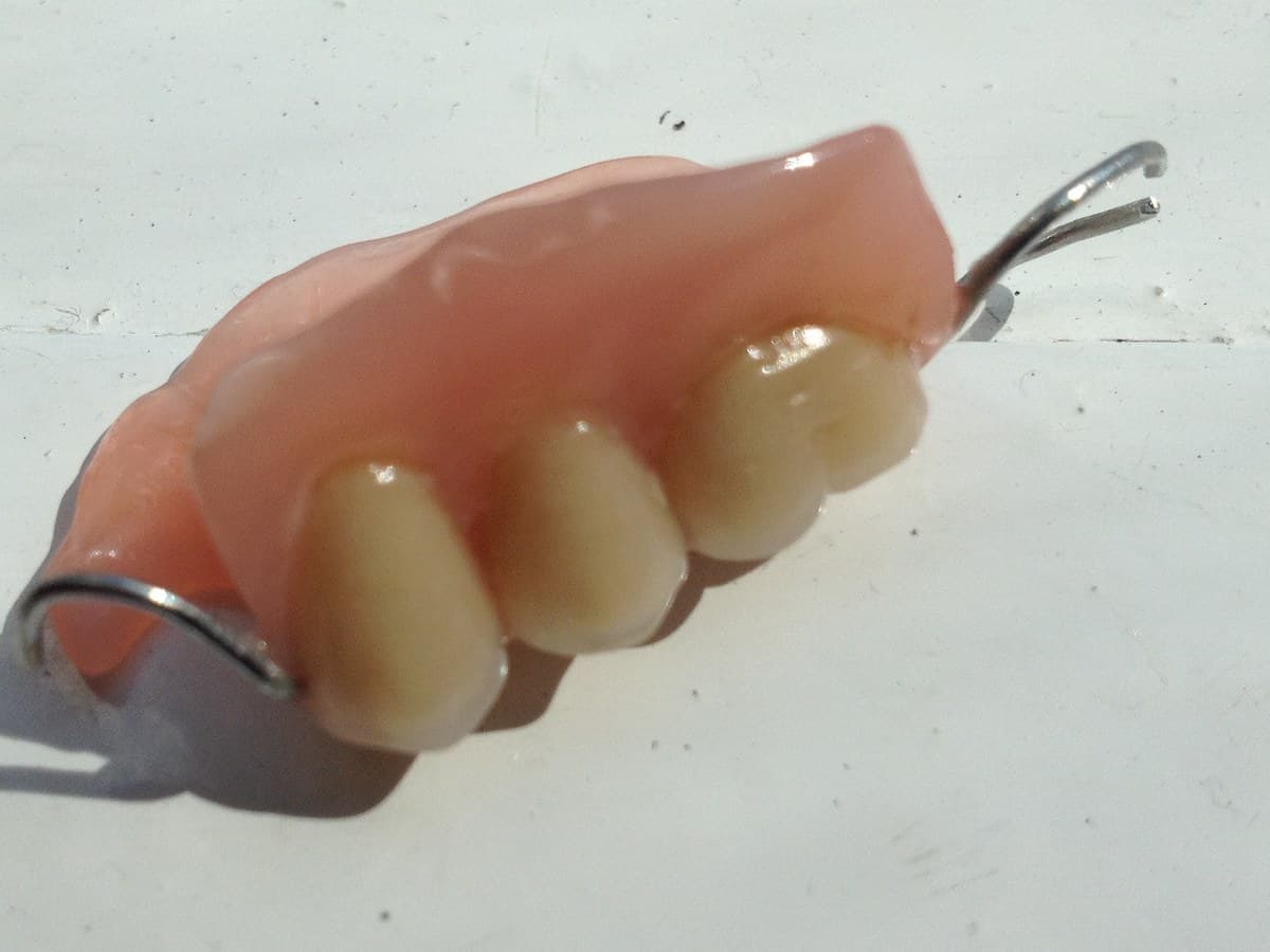 Dientes acrílicos anteriores, juego de 6